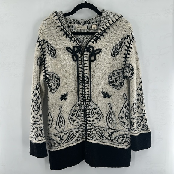 Anthropologie Sleeping On Snow Kajsa Hoodie Sweater Small - Picture 2 of 6
